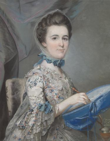 Lady Mary Lowther Self-portrait
