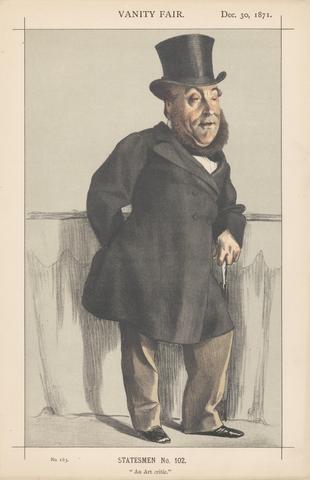 unknown artist Vanity Fair - Artists. 'An Art Critic'. Mr. N.H. Gregory. 30 December 1871