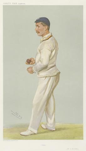 Leslie Matthew 'Spy' Ward Vanity Fair - Cricket. 'Father'. Mr. C.M. Wells. 10 July 1907