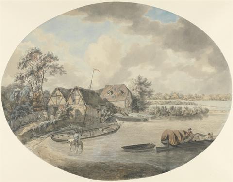 Samuel Hieronymus Grimm Mill on the Avon, Pershore, Worcestershire