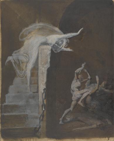 Henry Fuseli Ariadne Watching the Struggle of Theseus with the Minotaur