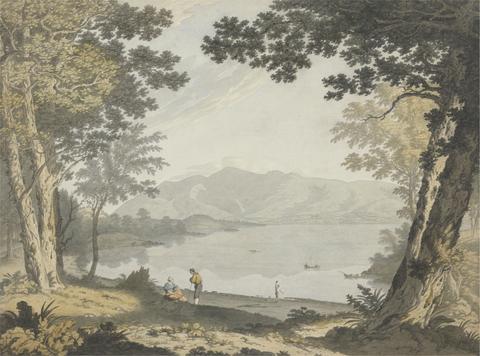 Joseph Farington View of Skiddaw and Derwentwater