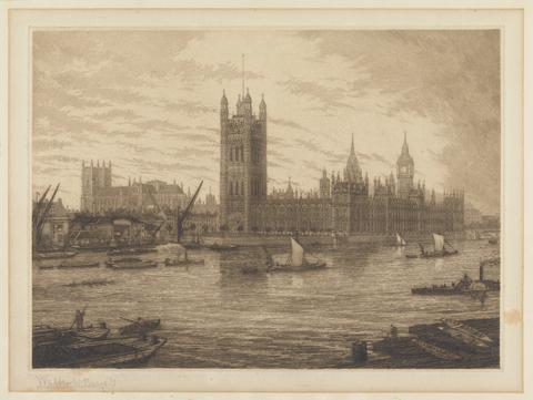 unknown artist Houses of Parliament
