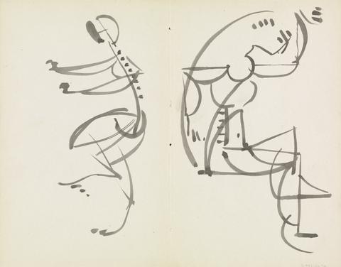 Henri Gaudier-Brzeska Two Figure Studies
