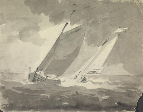 Sawrey Gilpin Two Sailboats