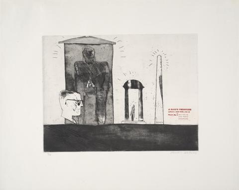 David Hockney 2: Meeting the Good People (Washington) from A Rake's Progress