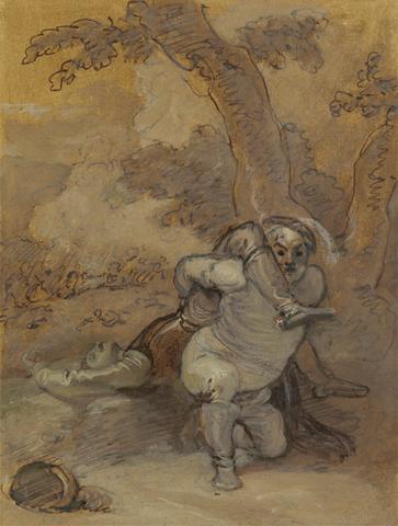 Falstaff Dragging the Body of Hotspur
