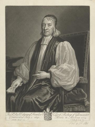 John Smith Reverend Edward Fowler, Lord Bishop of Gloucester