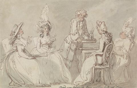 Thomas Rowlandson Ladies at Tea