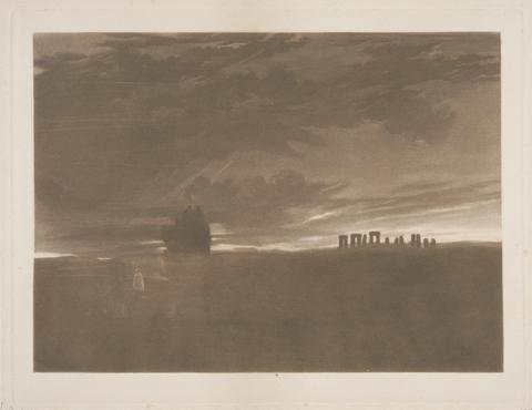 Joseph Mallord William Turner Stonehenge at Daybreak