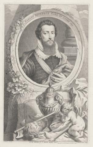Jacobus Houbraken Robert Devereux, Earl of Essex