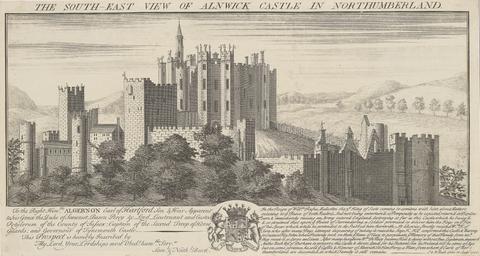 Samuel Buck The South East View of Alnwick Castle in Northumberland