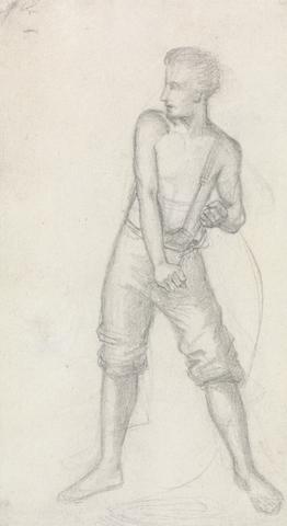 Sir John Everett Millais Study of a Youth