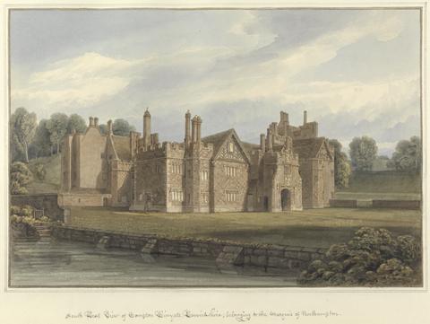 John Buckler FSA South West View of Compton Winyate, Warwickshire; belonging to the Marquis of Northampton
