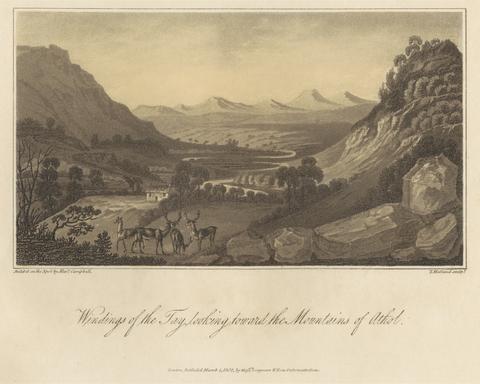 Thomas Medland Windings of the Tay, Looking toward the Mountains of Athol