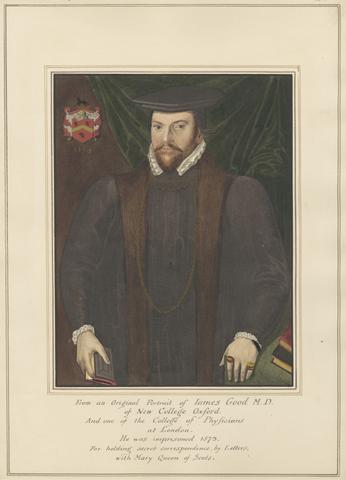 Daniel Lysons Portrait of James Good, M.D. of New College Oxford