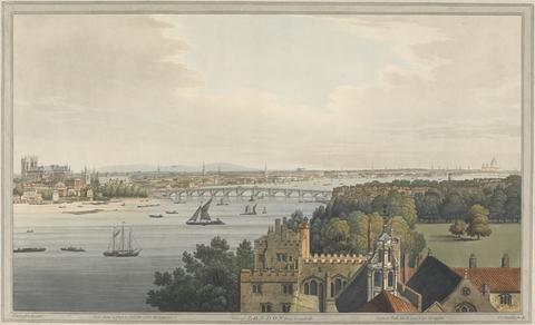 Joseph Constantine Stadler View of London from Lambeth