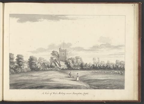 Bernard Lens III A View of West Molesey near Hampton Court