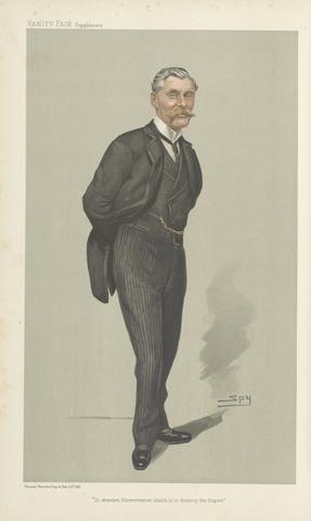 Leslie Matthew 'Spy' Ward Politicians - Vanity Fair. 'To abandon Conservative ideals is to destroy the Empire.' Sir John Dickson Poynder. 22 June 1905