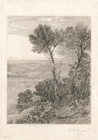 William Bernard Cooke The Vale of Ashburnham, A Replica of the Right Half