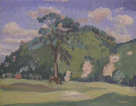 James Dickson Innes Landscape with a Grazing Horse
