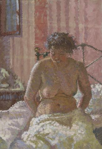 Harold Gilman Nude in an Interior