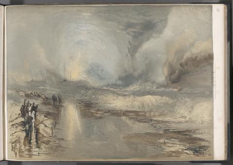 The blue lights / by R. Carrick, after J.M.W. Turner ... shewing the progress of the printing.