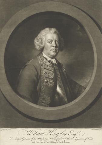 Richard Houston William Kingsley Esq., Major General of his Majesty's Forces, Colonel of the 20 Regiment of Foot and Govenor of Fort William in North Britain