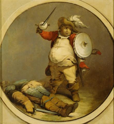 Philippe-Jacques de Loutherbourg Falstaff with the Body of Hotspur