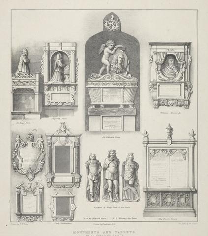William Gauci Monuments and Tablets in St. Dunstan's Church