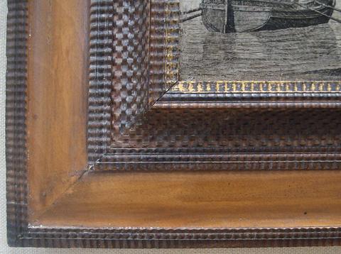 unknown framemaker British (?), Netherlandish/German style ripple frame
