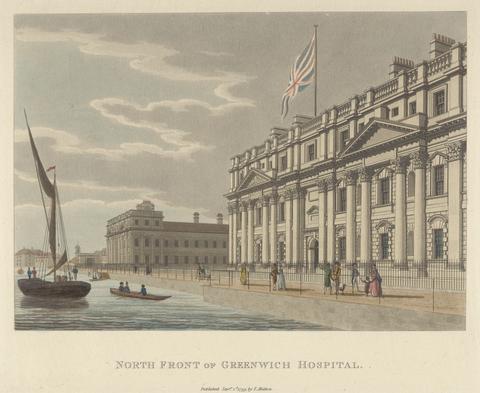 unknown artist North Front of Greenwich Hospital