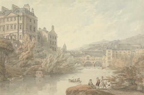 Thomas Hearne View of Bath from Spring Gardens