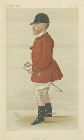 Leslie Matthew 'Spy' Ward Vanity Fair - Fox Hunters. Mr. Hargreaves. Colonel John Hargreaves. 11 June 1887