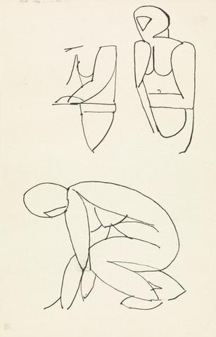 Henri Gaudier-Brzeska Three Figure Studies