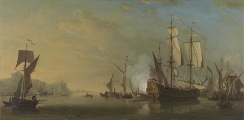 Samuel Scott Shipping off Dover