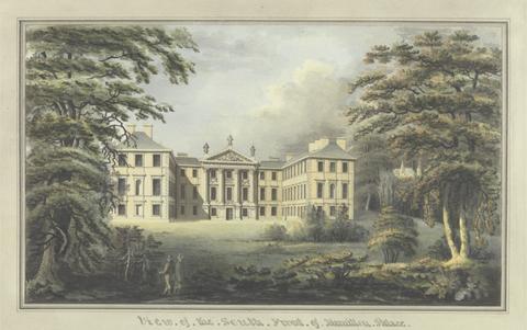 unknown artist View of the South Front of Hamilton Palace