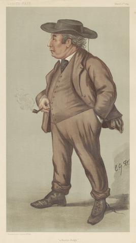 Sir C. G. Duff Vanity Fair: Legal; 'A Rustic Judge', Roland Lomax Vaughan Williams, March 2, 1899