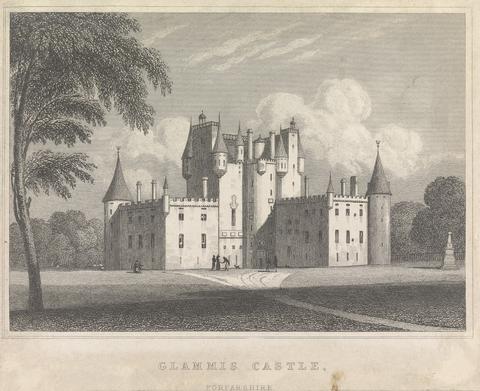 unknown artist Glammis Castle, Forfarshire; page 9 (Volume Two)