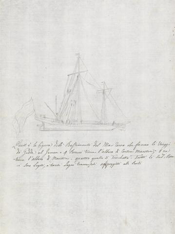 James Bruce Study of a Ship