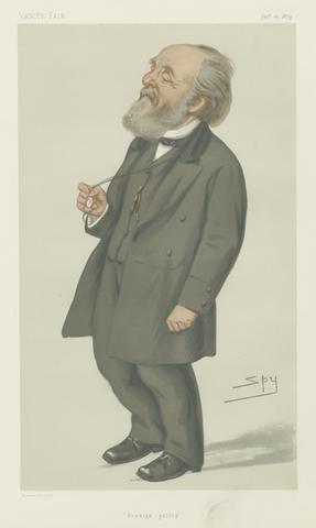 Leslie Matthew 'Spy' Ward Politicians - Vanity Fair. 'Foreign policy'. Mr. Peter Rylands. 25 January 1879