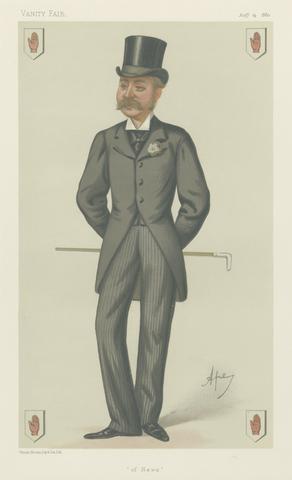 Carlo Pellegrini Politicians - Vanity Fair - 'of Newe'. Sir Charles John Forbes. August 14, 1880
