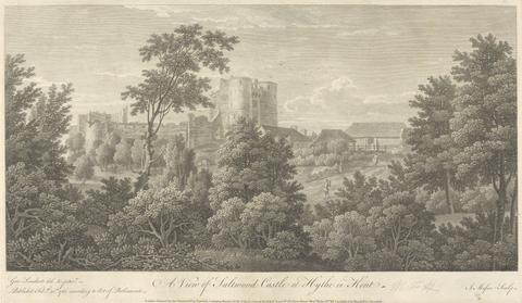 James Mason A View of Saltwood Castle at Hythe Kent