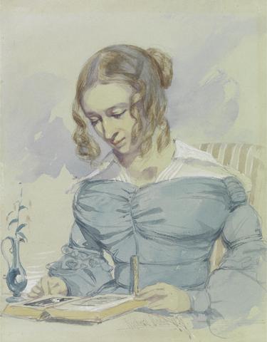 Richard Dadd Portrait of Maria Elizabeth Dadd, the Artist's Sister