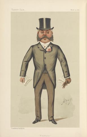 Carlo Pellegrini Politicians - Vanity Fair - 'Finsbury'. Colonel Francis Duncan. March 19, 1887