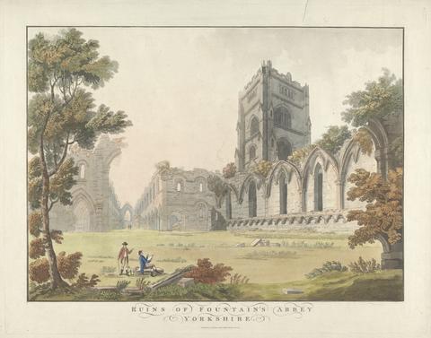 unknown artist Ruins of Fountaine's Abbey, Yorkshire