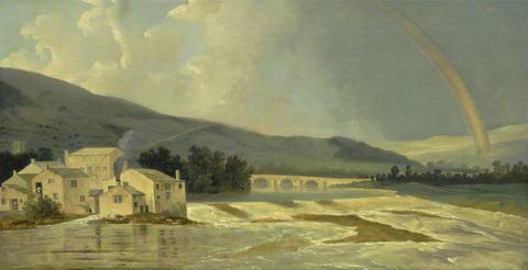 William Hodges Otley Bridge on the River Wharfe