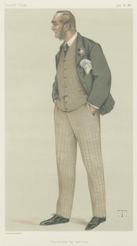 Theobald Chartran Politicians - Vanity Fair. 'Promotion by marriage'. The Rt. Hon. Sir Augustus Berkley Paget. 26 June 1880