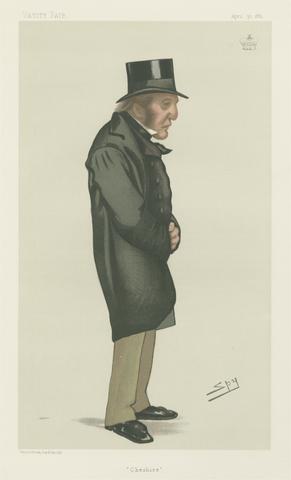 Leslie Matthew 'Spy' Ward Politicians - Vanity Fair. 'Cheshire'. Lord Tollemache'. 30 April 1881