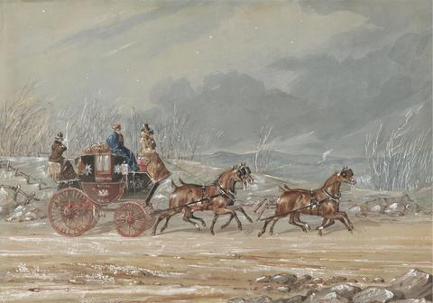 Charles B. Newhouse The London-Dover Royal Mail, c. 1830-1840